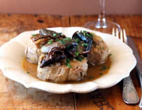 Filet mignon aux champignons de bois