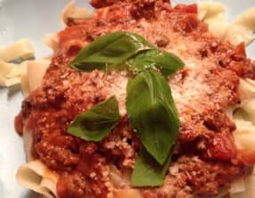 Les pâtes à la papa