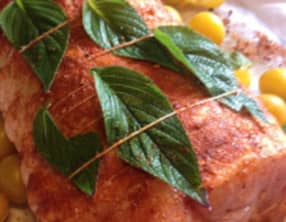 Rôti de porc aux mirabelles