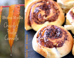 Roulés au chocolat et cannelle