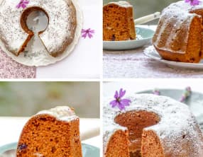 Gâteau au potiron et cranberries