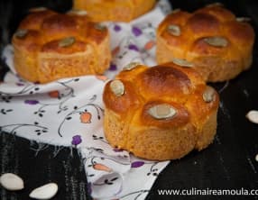 Pain au potiron et à la fleur d'oranger