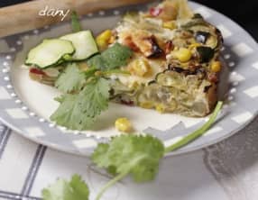 Pudding aux légumes et au persil