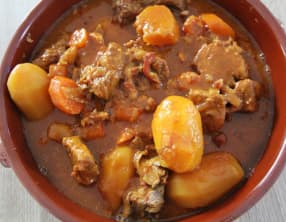 Mijoté de veau au curcuma à la Mijoteuse