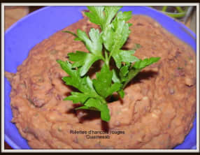 Rillettes aux haricots rouges et haricots blancs