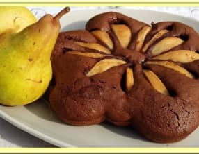 Gâteau poires et chocolat