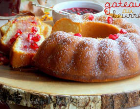 Gâteau au beurre et semoule de maïs