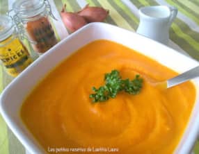 Velouté de carottes et patate douce
