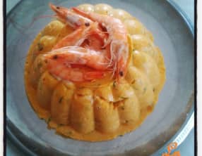 Bavarois aux carottes et épices tandoori