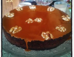 Gateau moelleux au café et aux noix