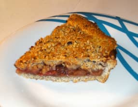Tourte aux cerises et à la fève tonka