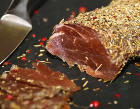 Filet mignon de porc séché ou lomo maison