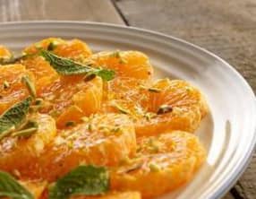 Salade de clémentines au miel et romarin