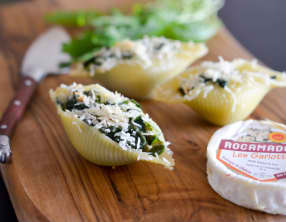 Conchiglie farcies au Rocamadour