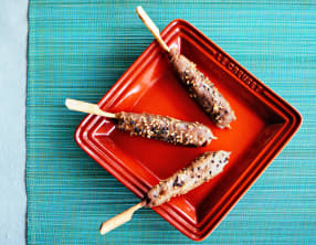 Yakitori de bœuf au fromage