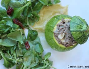 Courgettes farcies à la viande hachée