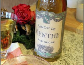 Sirop de menthe douce et poivrée