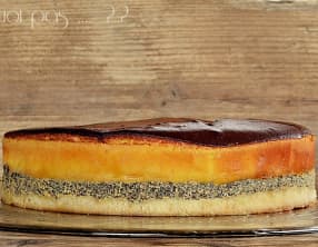 Gâteau fromage blanc pavot