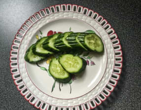 Tsukemono de mini-concombres