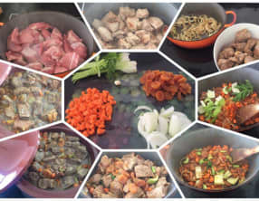 Tajine de veau aux épices et aux abricots