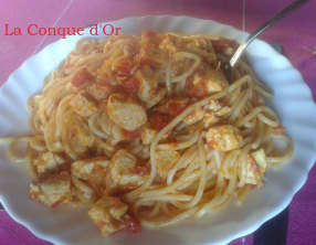 Spaghettis à l'espadon