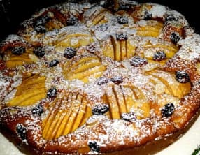 Gateau au mascarpone et aux pommes