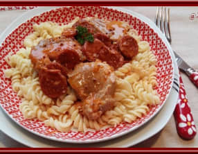 Filet mignon au Chorizo et Moutarde à l'ancienne