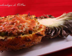 Ananas farcis à la Mexicaine