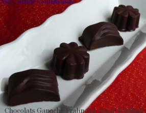 Chocolats fourrés Ganache Praliné et Sucre Pétillant