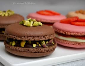 Trio de macarons géants