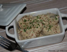 Sauté de porc aux deux moutardes