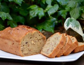 Cake à la banane et aux noix