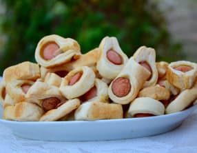 Feuilletés à la saucisse