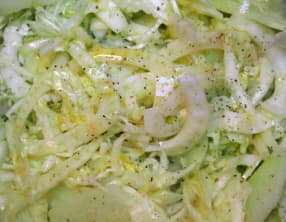 Salade de pet saï, chouchou et fenouil