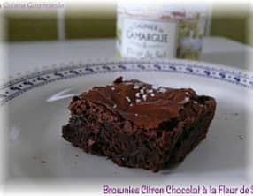 Brownie Citron Chocolat et Fleur de sel