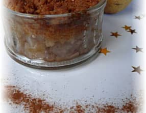 Crumble Pommes Poire Cannelle