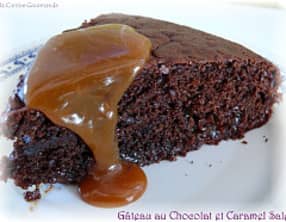 Gâteau Chocolat et Caramel Salé
