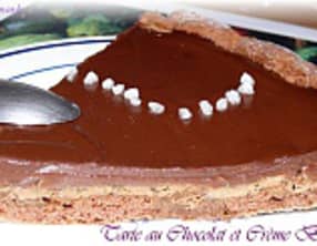 Tarte Chocolat et Crème Brûlée au café