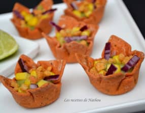 Spicy cups à la mexicaine