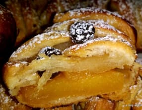 Mini strüdel tressé à l'ananas