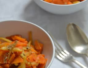 Poêlée de Rutabaga et Carottes au Lapsang souchong et Za’atar