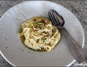 Spaghetti et linguini sauce au gorgonzola et roquefort