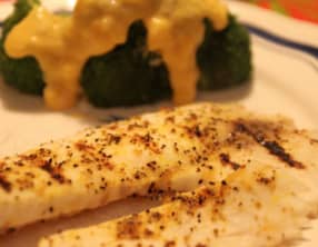 Merlan à la sauce crème citron