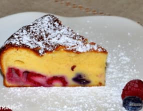 Gâteau aux fruits rouges