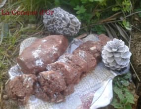 Saucisson aux châtaignes et chocolat