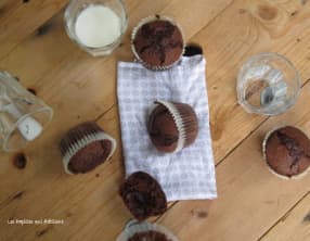 Muffins hyper chocolatés