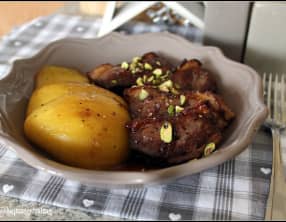 Magret de canard au miel et aux mangues