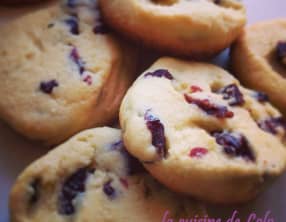 Petits sablés amande cranberry