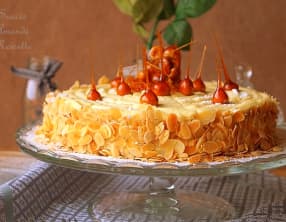 Succès amande-noisette à la crème mousseline