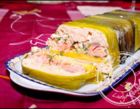 Terrine de saumon à la mangue et au gingembre